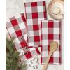 imageDII Buffalo Check Kitchen Collection Classic Farmhouse Dishtowel Set 20x30 Pink ampampWhite 3 PieceRed  White