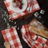 imageDII Buffalo Check Kitchen Collection Classic Farmhouse Dishtowel Set 20x30 Pink ampampWhite 3 PieceVintage Red
