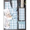 imageDII Buffalo Check Kitchen Collection Classic Farmhouse Dishtowel Set 20x30 Pink ampampWhite 3 PieceWhite  Light Blue