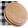 imageDII Ceramic Canister Sets for the Kitchen Food Safe Storage Containers with Lids Large Medium ampamp Small Buffalo Check Gray ampamp White 3 CountBuffalo Check  Black  White