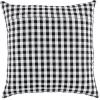 imageDII Decorative Square Throw Pillow Cover Collection Cotton Machine Washable Hidden Zipper 18x18 Gray Assorted 4 PieceBlack Assorted