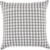 imageDII Decorative Square Throw Pillow Cover Collection Cotton Machine Washable Hidden Zipper 18x18 Gray Assorted 4 PieceGray Assorted
