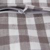 imageDII Decorative Square Throw Pillow Cover Collection Cotton Machine Washable Hidden Zipper 18x18 Gray Assorted 4 PieceGray Gingham