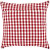 imageDII Decorative Square Throw Pillow Cover Collection Cotton Machine Washable Hidden Zipper 18x18 Gray Assorted 4 PieceRed Assorted