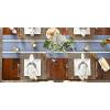 imageDII Everyday Collection Fringed Stripe Tabletop Table Runner 14x72 ThymeDobby French Blue