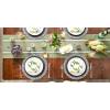 imageDII Everyday Collection Fringed Stripe Tabletop Table Runner 14x72 ThymeDobby Olive
