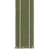 imageDII Everyday Collection Fringed Stripe Tabletop Table Runner 14x72 ThymeDobby Olive