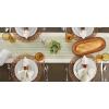imageDII Everyday Collection Fringed Stripe Tabletop Table Runner 14x72 ThymeThyme
