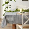 imageDII Farmhouse Gingham Checked Tabletop Collection Table Runner 14x72 BlackBlack