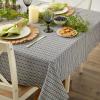 imageDII Farmhouse Gingham Checked Tabletop Collection Table Runner 14x72 BlackBlack