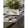 imageDII Gingham Check Tabletop Collection Black Placemat SetBlack