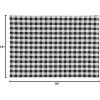 imageDII Gingham Check Tabletop Collection Black Placemat SetBlack