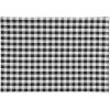 imageDII Gingham Check Tabletop Collection Black Placemat SetBlack
