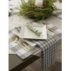 imageDII Gingham Check Tabletop Collection Black Placemat SetGray