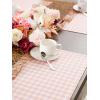 imageDII Gingham Check Tabletop Collection Black Placemat SetPink