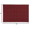 imageDII Gingham Check Tabletop Collection Black Placemat SetRedBlack