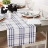 imageDII Home Sweet Farmhouse Plaid Tabletop Collection Table Runner 14x72 BlackBlue