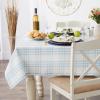 imageDII Home Sweet Farmhouse Plaid Tabletop Collection Table Runner 14x72 BlackLight Blue