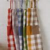 imageDII Unisex Buffalo Check Kitchen Collection Classic Farmhouse Chef Apron One SizeAntique Green