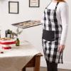 imageDII Unisex Buffalo Check Kitchen Collection Classic Farmhouse Chef Apron One SizeBlack  White