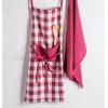 imageDII Unisex Buffalo Check Kitchen Collection Classic Farmhouse Chef Apron One SizeFringed Bottom  Pumpkin Spice