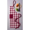 imageDII Unisex Buffalo Check Kitchen Collection Classic Farmhouse Chef Apron One SizeFringed Bottom  Pumpkin Spice