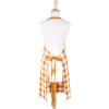imageDII Unisex Buffalo Check Kitchen Collection Classic Farmhouse Chef Apron One SizeFringed Bottom  Wine