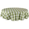 imageDII Buffalo Check Collection Classic Farmhouse Tablecloth Tablecloth 70quot Round Antique Green