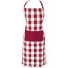 imageDII Unisex Buffalo Check Kitchen Collection Classic Farmhouse Chef Apron One SizeFringed Bottom  Pumpkin Spice