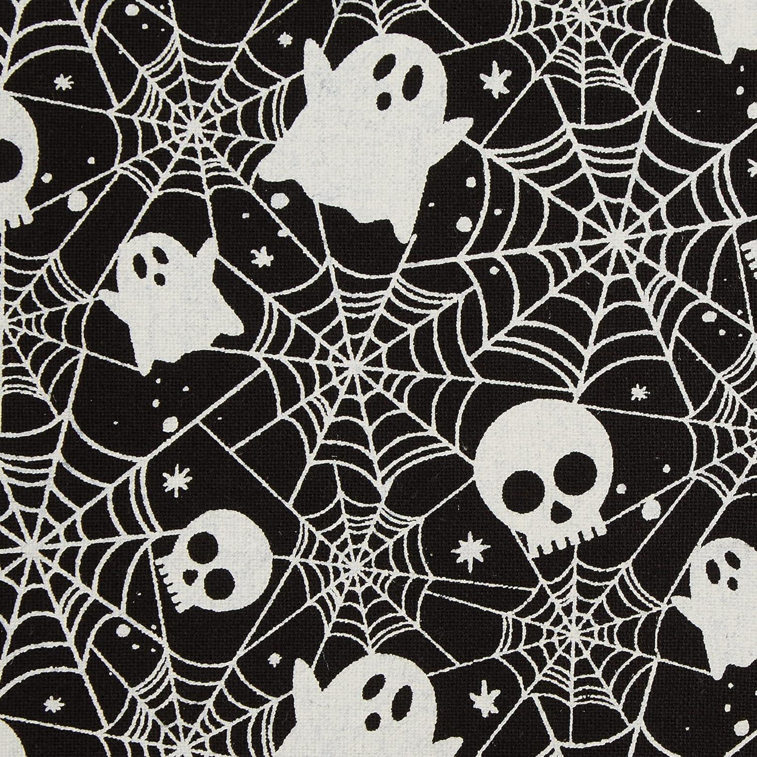 imageDII Halloween Hand Towels for the Kitchen Decorative Spooky ampamp Fun Cotton Printed Dishtowel Set 18x28 JackOLantern 3 CountHaunted Objects