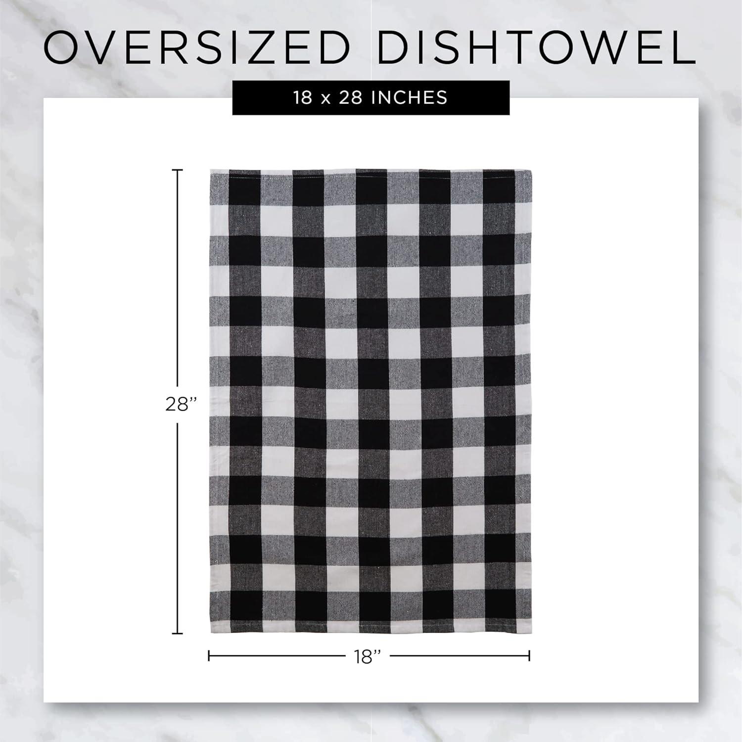 imageDII Happy Halloween Dishtowel Collection Embellished Cotton Kitchen Hand Towel Set 18x28 Home Sweet Haunted Home 3 CountTrick Or Treat Skeleton