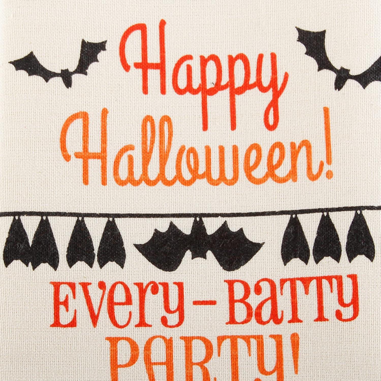 imageDII Spooky Kitchen Towel Collection Halloween Dcor Printed Dishtowel Set 18x28 Bats ampamp Ghosts 2 CountBats  Ghosts