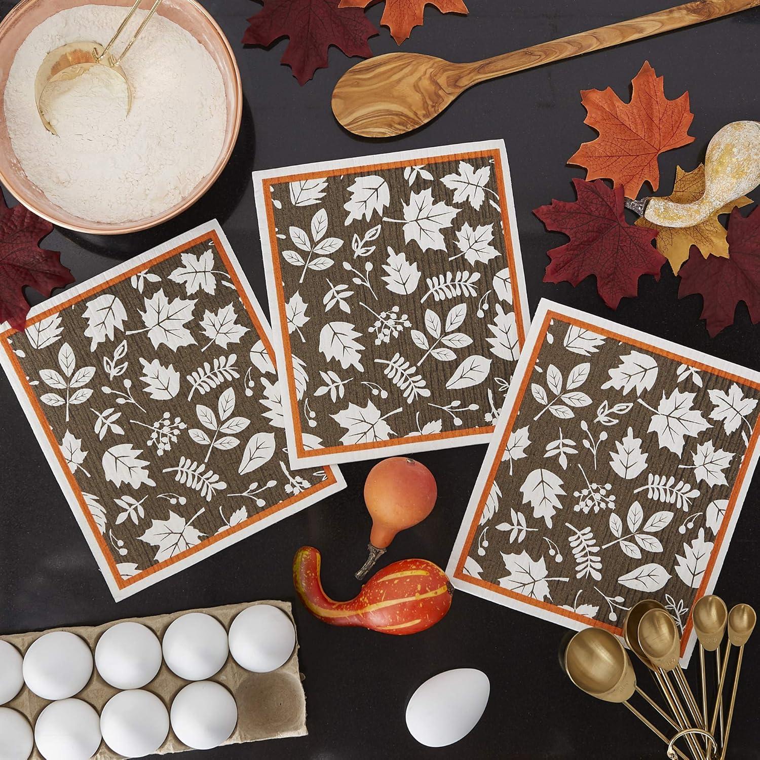 imageDII Swedish Dishcloths for Kitchen ampamp Cleaning Reusable Machine Washable ampamp Dishwasher Safe Biodegradable 775 x 675 Spooky 3 PieceIts Fall Yall