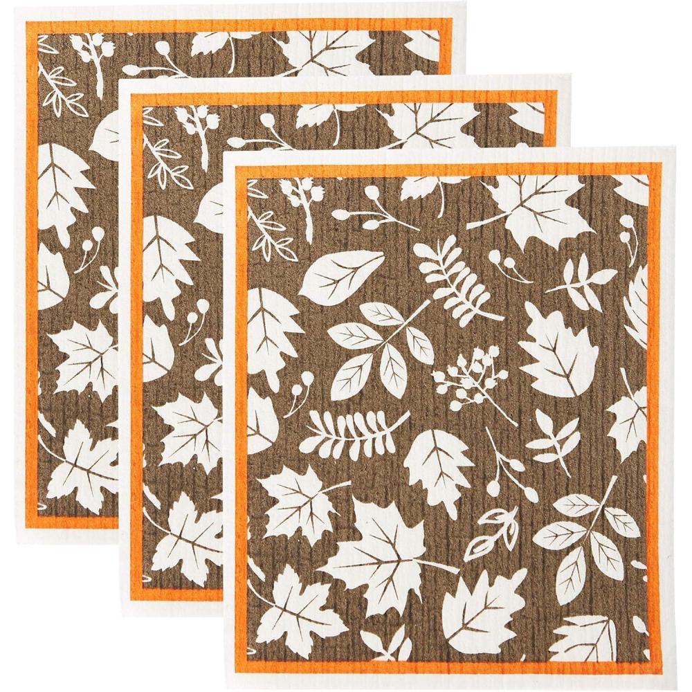 imageDII Swedish Dishcloths for Kitchen ampamp Cleaning Reusable Machine Washable ampamp Dishwasher Safe Biodegradable 775 x 675 Spooky 3 PieceIts Fall Yall