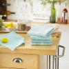 imageDII Assorted Woven Kitchen Set Dishtowel 18x28 Dishcloth 13x13 Red 5 PieceAqua