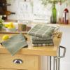 imageDII Assorted Woven Kitchen Set Dishtowel 18x28 Dishcloth 13x13 Red 5 PieceArtichoke