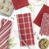 imageDII Assorted Woven Kitchen Set Dishtowel 18x28 Dishcloth 13x13 Red 5 PieceBarn Red