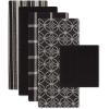 imageDII Assorted Woven Kitchen Set Dishtowel 18x28 Dishcloth 13x13 Red 5 PieceBlack