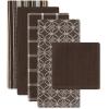 imageDII Assorted Woven Kitchen Set Dishtowel 18x28 Dishcloth 13x13 Red 5 PieceDark Brown