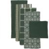 imageDII Assorted Woven Kitchen Set Dishtowel 18x28 Dishcloth 13x13 Red 5 PieceDark Green