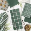 imageDII Assorted Woven Kitchen Set Dishtowel 18x28 Dishcloth 13x13 Red 5 PieceDark Green