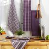 imageDII Assorted Woven Kitchen Set Dishtowel 18x28 Dishcloth 13x13 Red 5 PieceEggplant