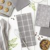 imageDII Assorted Woven Kitchen Set Dishtowel 18x28 Dishcloth 13x13 Red 5 PieceGray