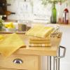 imageDII Assorted Woven Kitchen Set Dishtowel 18x28 Dishcloth 13x13 Red 5 PieceHoney Gold