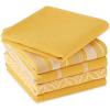 imageDII Assorted Woven Kitchen Set Dishtowel 18x28 Dishcloth 13x13 Red 5 PieceMustard