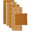 imageDII Assorted Woven Kitchen Set Dishtowel 18x28 Dishcloth 13x13 Red 5 PiecePumpkin