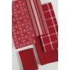 imageDII Assorted Woven Kitchen Set Dishtowel 18x28 Dishcloth 13x13 Red 5 PieceRed