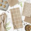 imageDII Assorted Woven Kitchen Set Dishtowel 18x28 Dishcloth 13x13 Red 5 PieceStone