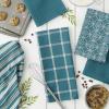 imageDII Assorted Woven Kitchen Set Dishtowel 18x28 Dishcloth 13x13 Red 5 PieceTeal