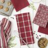 imageDII Assorted Woven Kitchen Set Dishtowel 18x28 Dishcloth 13x13 Red 5 PieceWine